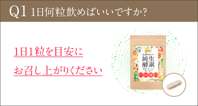 1日何粒飲めばいいですか？